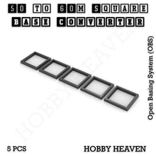 Load image into Gallery viewer, Square to Square Bases Size Converters 3d Print Full Range - ModelBricks