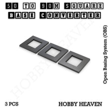 Load image into Gallery viewer, Square to Square Bases Size Converters 3d Print Full Range - ModelBricks