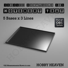 Load image into Gallery viewer, Rectangle Movement Trays | Cavalry & Monsters | 50×25-100×60mm | OBS System - ModelBricks