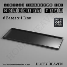 Load image into Gallery viewer, Rectangle Movement Trays | Cavalry & Monsters | 50×25-100×60mm | OBS System - ModelBricks