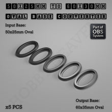 Load image into Gallery viewer, Oval To Oval Bases Size Converters 3d Print Full Range - ModelBricks