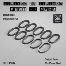 Load image into Gallery viewer, Oval To Oval Bases Size Converters 3d Print Full Range - ModelBricks