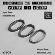 Load image into Gallery viewer, Oval To Oval Bases Size Converters 3d Print Full Range - ModelBricks