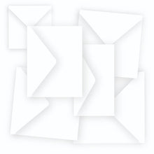 Load image into Gallery viewer, Envelopes White Gummed Diamond Flap Small Large Cards Wedding Invitations 100gsm - ModelBricks