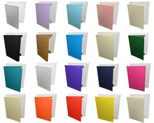 Load image into Gallery viewer, 5x7 Coloured Greeting Card Blanks & Envelopes – Choose Colour & Quantity - ModelBricks