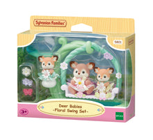 Load image into Gallery viewer, Sylvanian Families Deer Babies Floral Swing Set Toy for Ages 3 and Up