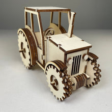 Load image into Gallery viewer, Tractor Puzzle - Pre-Built Model by Curious Rabbit ® - ModelBricks