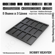 Load image into Gallery viewer, Square and Rectangle Movement Trays Adapters for Tabletop Games - ModelBricks