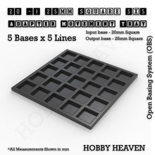 Load image into Gallery viewer, Square and Rectangle Movement Trays Adapters for Tabletop Games - ModelBricks