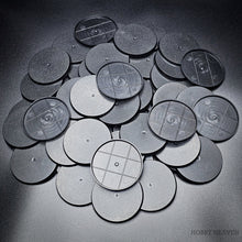 Load image into Gallery viewer, 70mm Round Plain Plastic Bases - ModelBricks