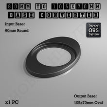 Load image into Gallery viewer, Round To Oval Bases Size Converters 3d Print Full Range - ModelBricks