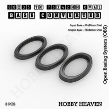 Load image into Gallery viewer, Oval To Oval Bases Size Converters 3d Print Full Range - ModelBricks