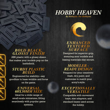 Load image into Gallery viewer, 60x30mm Rectangle Slotted Plastic Bases - ModelBricks