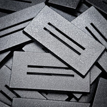 Load image into Gallery viewer, 60x30mm Rectangle Slotted Plastic Bases - ModelBricks