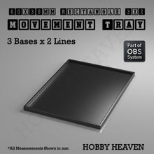 Load image into Gallery viewer, Rectangle Movement Trays | Cavalry & Monsters | 50×25-100×60mm | OBS System - ModelBricks