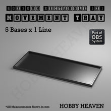 Load image into Gallery viewer, Rectangle Movement Trays | Cavalry & Monsters | 50×25-100×60mm | OBS System - ModelBricks