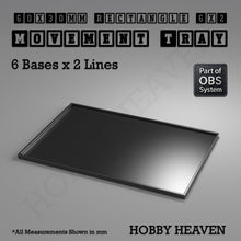 Load image into Gallery viewer, Rectangle Movement Trays | Cavalry & Monsters | 50×25-100×60mm | OBS System - ModelBricks