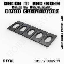 Load image into Gallery viewer, Wargaming Oval to Rectangle Base Converters โ Tabletop Games | 3D Printed Tabletop Accessories - ModelBricks