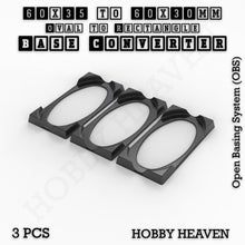 Load image into Gallery viewer, Wargaming Oval to Rectangle Base Converters โ Tabletop Games | 3D Printed Tabletop Accessories - ModelBricks
