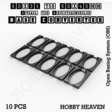 Load image into Gallery viewer, Wargaming Oval to Rectangle Base Converters โ Tabletop Games | 3D Printed Tabletop Accessories - ModelBricks