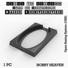 Load image into Gallery viewer, Wargaming Oval to Rectangle Base Converters โ Tabletop Games | 3D Printed Tabletop Accessories - ModelBricks