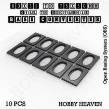 Load image into Gallery viewer, Wargaming Oval to Rectangle Base Converters โ Tabletop Games | 3D Printed Tabletop Accessories - ModelBricks