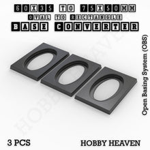 Load image into Gallery viewer, Wargaming Oval to Rectangle Base Converters โ Tabletop Games | 3D Printed Tabletop Accessories - ModelBricks