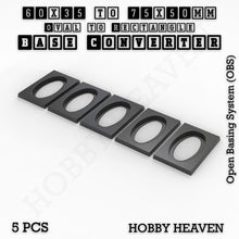 Load image into Gallery viewer, Wargaming Oval to Rectangle Base Converters โ Tabletop Games | 3D Printed Tabletop Accessories - ModelBricks