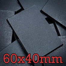 Load image into Gallery viewer, 60x40mm Rectangular Plain Plastic Bases - ModelBricks