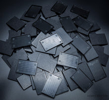 Load image into Gallery viewer, 60x40mm Rectangular Plain Plastic Bases - ModelBricks