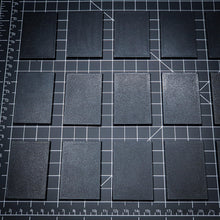 Load image into Gallery viewer, 60x40mm Rectangular Plain Plastic Bases - ModelBricks