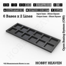 Load image into Gallery viewer, Square and Rectangle Movement Trays Adapters for Tabletop Games - ModelBricks