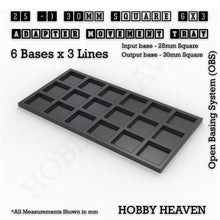Load image into Gallery viewer, Square and Rectangle Movement Trays Adapters for Tabletop Games - ModelBricks