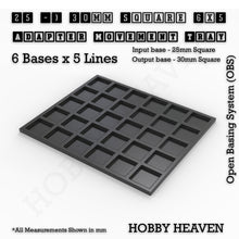 Load image into Gallery viewer, Square and Rectangle Movement Trays Adapters for Tabletop Games - ModelBricks
