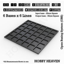 Load image into Gallery viewer, Square and Rectangle Movement Trays Adapters for Tabletop Games - ModelBricks