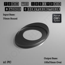 Load image into Gallery viewer, Round To Oval Bases Size Converters 3d Print Full Range - ModelBricks