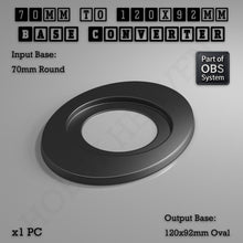 Load image into Gallery viewer, Round To Oval Bases Size Converters 3d Print Full Range - ModelBricks