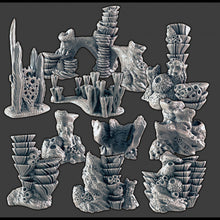 Load image into Gallery viewer, Large Coral and Underwater Formations Set