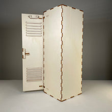 Load image into Gallery viewer, School Locker - Flatpack Model Kit By Curious Rabbit ® - ModelBricks