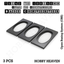 Load image into Gallery viewer, Wargaming Oval to Rectangle Base Converters โ Tabletop Games | 3D Printed Tabletop Accessories - ModelBricks
