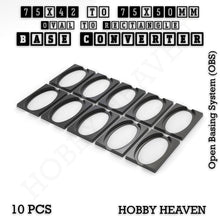Load image into Gallery viewer, Wargaming Oval to Rectangle Base Converters โ Tabletop Games | 3D Printed Tabletop Accessories - ModelBricks