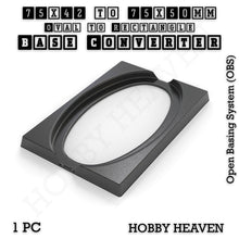 Load image into Gallery viewer, Wargaming Oval to Rectangle Base Converters โ Tabletop Games | 3D Printed Tabletop Accessories - ModelBricks
