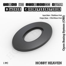 Load image into Gallery viewer, Oval To Oval Bases Size Converters 3d Print Full Range - ModelBricks