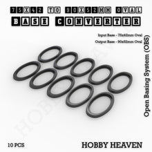 Load image into Gallery viewer, Oval To Oval Bases Size Converters 3d Print Full Range - ModelBricks