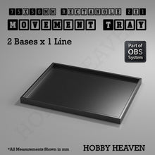 Load image into Gallery viewer, Rectangle Movement Trays | Cavalry & Monsters | 50×25-100×60mm | OBS System - ModelBricks
