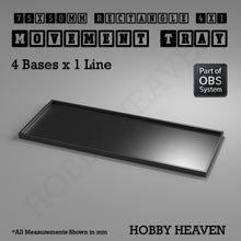 Load image into Gallery viewer, Rectangle Movement Trays | Cavalry & Monsters | 50×25-100×60mm | OBS System - ModelBricks