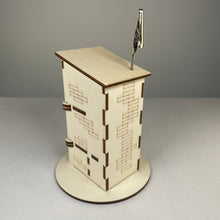 Load image into Gallery viewer, Outhouse WC Toilet - Pre-Built Model by Curious Rabbit ® - ModelBricks