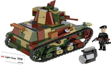 Load image into Gallery viewer, 7TP Light Tank brick model - COBI 2661 - 669 bricks