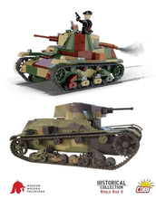Load image into Gallery viewer, 7TP Light Tank brick model - COBI 2661 - 669 bricks