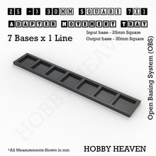 Load image into Gallery viewer, Square and Rectangle Movement Trays Adapters for Tabletop Games - ModelBricks